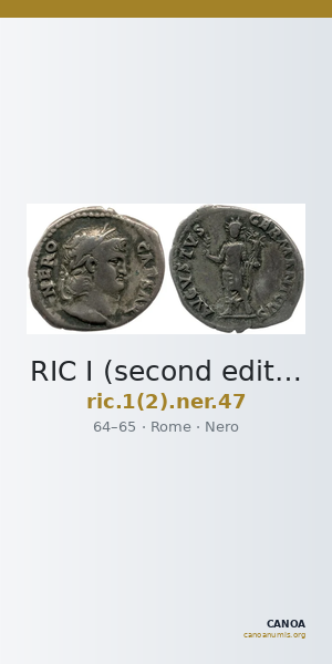 RIC I (second edition) Nero 47 — CANOA