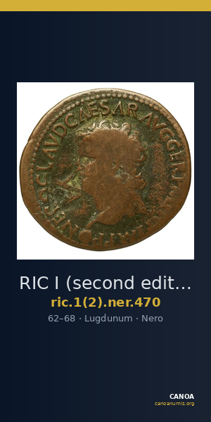 RIC I (second edition) Nero 470 — CANOA