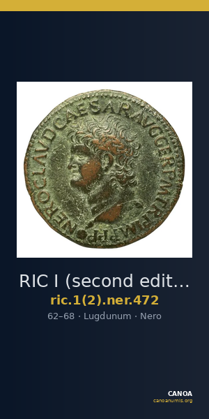 RIC I (second edition) Nero 472 — CANOA