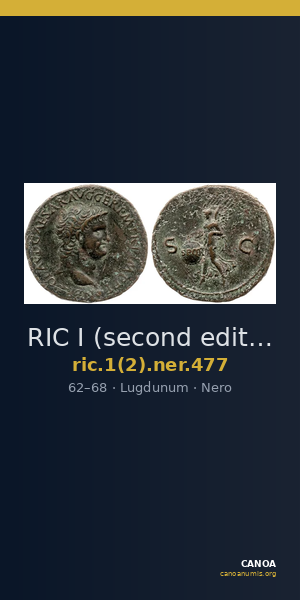 RIC I (second edition) Nero 477 — CANOA