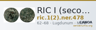 RIC I (second edition) Nero 478 — CANOA