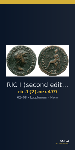 RIC I (second edition) Nero 479 — CANOA
