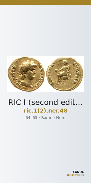 RIC I (second edition) Nero 48 — CANOA