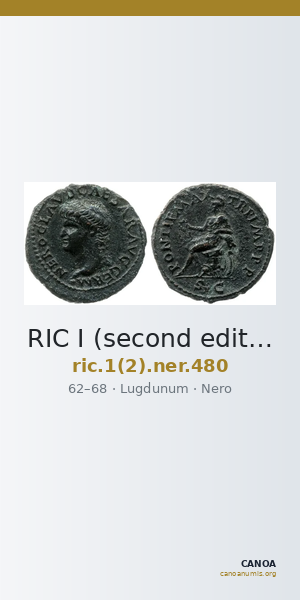 RIC I (second edition) Nero 480 — CANOA