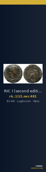 RIC I (second edition) Nero 481 — CANOA