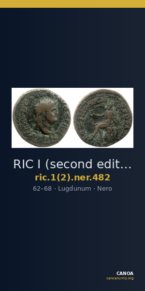 RIC I (second edition) Nero 482 — CANOA