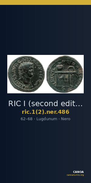RIC I (second edition) Nero 486 — CANOA