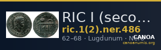 RIC I (second edition) Nero 486 — CANOA