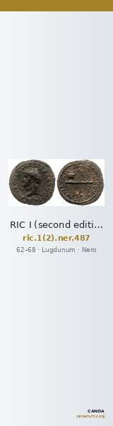 RIC I (second edition) Nero 487 — CANOA