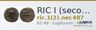 RIC I (second edition) Nero 487 — CANOA