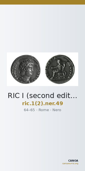 RIC I (second edition) Nero 49 — CANOA