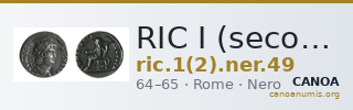 RIC I (second edition) Nero 49 — CANOA
