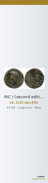 RIC I (second edition) Nero 491 — CANOA