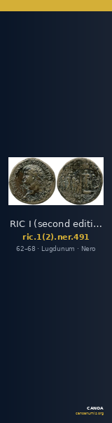 RIC I (second edition) Nero 491 — CANOA