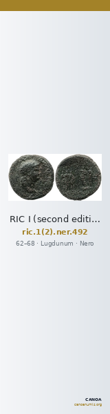 RIC I (second edition) Nero 492 — CANOA