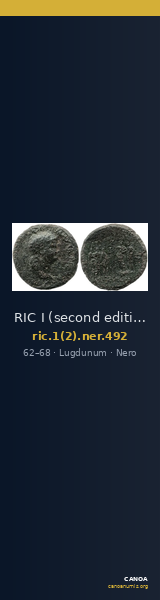 RIC I (second edition) Nero 492 — CANOA