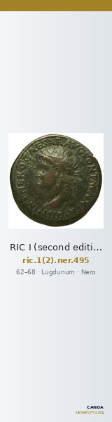 RIC I (second edition) Nero 495 — CANOA