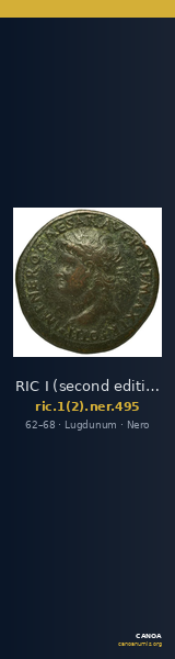 RIC I (second edition) Nero 495 — CANOA