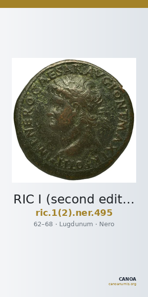 RIC I (second edition) Nero 495 — CANOA