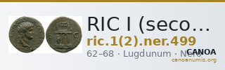 RIC I (second edition) Nero 499 — CANOA