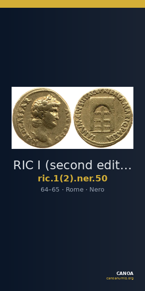 RIC I (second edition) Nero 50 — CANOA