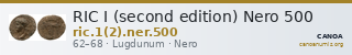 RIC I (second edition) Nero 500 — CANOA