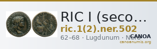 RIC I (second edition) Nero 502 — CANOA