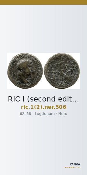 RIC I (second edition) Nero 506 — CANOA