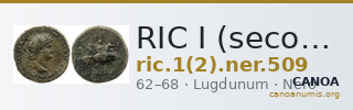 RIC I (second edition) Nero 509 — CANOA