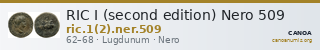 RIC I (second edition) Nero 509 — CANOA