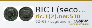 RIC I (second edition) Nero 510 — CANOA