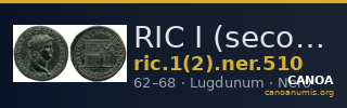 RIC I (second edition) Nero 510 — CANOA
