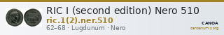 RIC I (second edition) Nero 510 — CANOA
