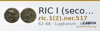 RIC I (second edition) Nero 517 — CANOA