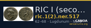 RIC I (second edition) Nero 517 — CANOA