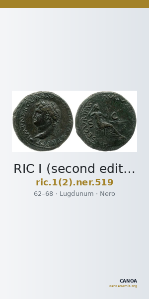 RIC I (second edition) Nero 519 — CANOA