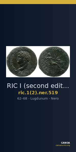 RIC I (second edition) Nero 519 — CANOA