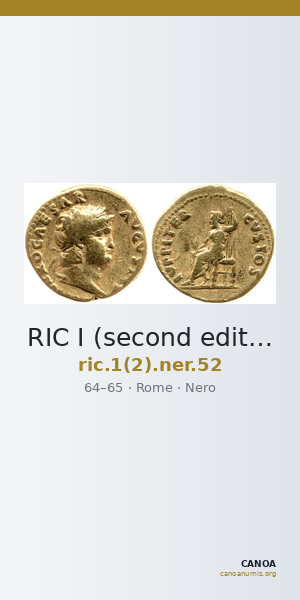RIC I (second edition) Nero 52 — CANOA