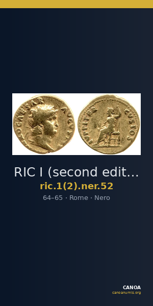 RIC I (second edition) Nero 52 — CANOA