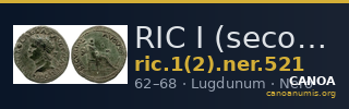 RIC I (second edition) Nero 521 — CANOA