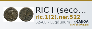 RIC I (second edition) Nero 522 — CANOA