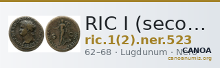 RIC I (second edition) Nero 523 — CANOA