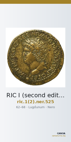 RIC I (second edition) Nero 525 — CANOA