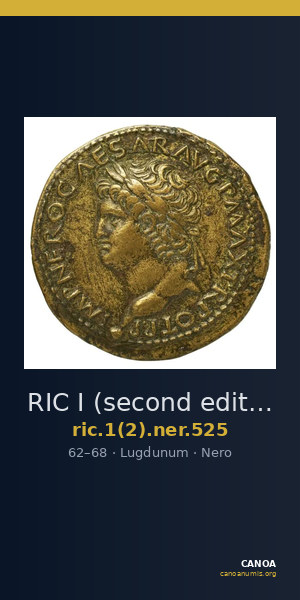 RIC I (second edition) Nero 525 — CANOA