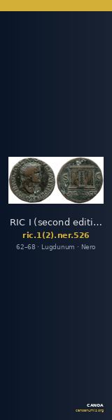 RIC I (second edition) Nero 526 — CANOA
