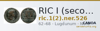 RIC I (second edition) Nero 526 — CANOA