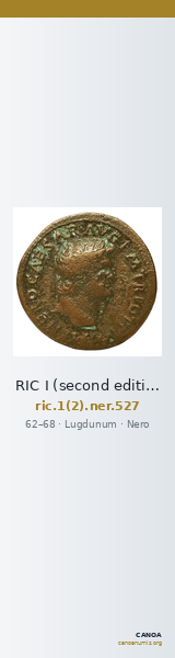 RIC I (second edition) Nero 527 — CANOA