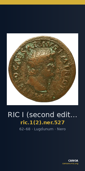 RIC I (second edition) Nero 527 — CANOA