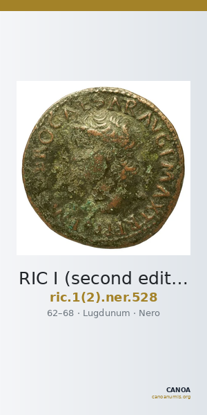 RIC I (second edition) Nero 528 — CANOA