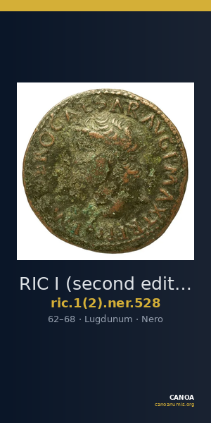 RIC I (second edition) Nero 528 — CANOA